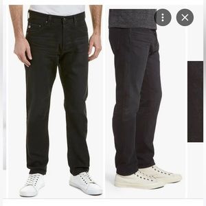 AG THE APEX Drop-rise Tapered Jeans in Black